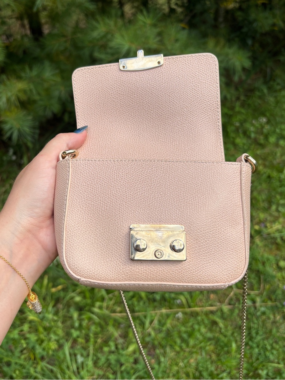 Furla Leather Mini Crossbody Bag - Picture 6 of 17